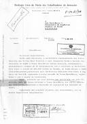 Ofício n.º 2486 do Sindicato Livre do Norte dos Trabalhadores de Armazém, dirigido ao Presidente da República, solicitando "que seja marcada uma entrevista com este Organismo" para expor a situação vivida pelos trabalhadores da Real Vinícola e Real Companhia Velha e abordar outros assuntos relacionados com a empresa.