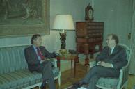 Audiência concedida ao Presidente do Partido Social Democrata, Marcelo Rebelo de Sousa, a 22 de outubro de 1997
