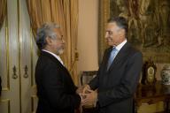 Audiência concedida pelo Presidente da República, Aníbal Cavaco Silva, ao Primeiro-Ministro da República Democrática de Timor-Leste, Xanana Gusmão, a 26 de novembro de 2008