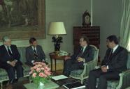 Audiência concedida pelo Presidente da República, Jorge Sampaio, à Direção da Confederação da Indústria Portuguesa, a 27 de janeiro de 1997