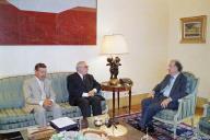 Audiência concedida ao Presidente da Câmara de Comércio e Indústria Árabe-Portuguesa, Eng.º Ângelo Correia, a 16 de setembro de 2002