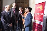 Visita de Estado a Espanha. O Presidente da República Marcelo Rebelo de Sousa, acompanhado pelo Rei Felipe VI de Espanha, deslocam-se a Salamanca na Comunidade Autónoma de Castela e Leão, onde participam no Evento “Startup Olé 2018”, a 18 de abril de 2008

