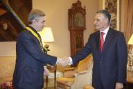 O Presidente da República, Aníbal Cavaco Silva, recebe em audiência o Embaixador Nuno Brito, que recentemente apresentou cartas credenciais como representante diplomático de Portugal em Washington, a 21 de março de 2011