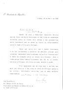 Carta do Presidente da República, Mário Soares, dirigida ao Presidente da República Democrática de São Tomé e Príncipe, Dr. Manuel Pinto da Costa, salientando o seu interesse em que os dois chefes de Estado se voltassem a encontrar "em ambiente informal", no âmbito de uma visita privada a Portugal durante o Verão, para uma troca de impressões sobre problemas da política internacional e sobre relações bilaterais.