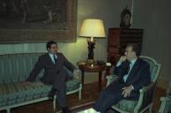 Audiência concedida pelo Presidente da República, Jorge Sampaio, ao Ministro da Ciência e Tecnologia, Prof. Mariano Gago, a 18 de novembro de 1977