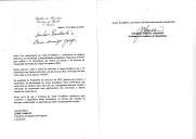 Carta do Presidente da República de Moçambique, Joaquim Chissano, dirigida ao Presidente da República Portuguesa, Jorge Sampaio, confirmando a realização da IV Conferência dos Chefes de Estado e de Governo da Comunidade de Países de Língua Portuguesa (CPLP) no Brasil, nos dias 31 de julho e 1 de agosto de 2002, e reiterando a importância da participação do chefe de Estado português na mesma.