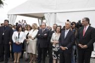 O Presidente da República, Marcelo Rebelo de Sousa, participa, no Faial, nas Sopas em honra do Divino Espírito Santo, um almoço que decorre após a chegada do Cortejo das treze Irmandades do Espírito Santo do Faial, a 5 de junho de 2017