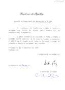 Decreto que revoga, por indulto, a pena acessória de expulsão do País aplicada a Ademiro Duarte Almeida, no Processo nº 211/92 da 2ª Secção do 4º Juízo  do Tribunal Criminal da Comarca de Lisboa. 