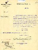 Ofício n.º 1927 do Ministério da Guerra (Repartição do Gabinete), dirigido ao Secretário Geral da Presidência da República, comunicando ter o Ministro autorizado a apresentação do General Amílcar de Castro Abreu e Mota ao Presidente da República para ocupar o cargo de seu Chefe da Casa Militar.
