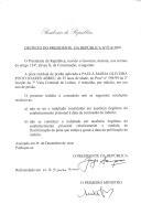Decreto que reduz, por indulto, em um ano de prisão, a pena residual de prisão aplicada a Paula Maria Oliveira Pinto Soares Abreu, de 35 anos de idade, no processo nº 594/99 da 2ª Secção da 7ª Vara Criminal de Lisboa.