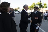 O Presidente da República Marcelo Rebelo de Sousa visita o Quartel dos Bombeiros Voluntários de Castanheira de Pera (BVCP), onde é recebido pelo Presidente da Direção da Associação Humanitária dos BVCP, Baltazar Lopes, pelo Comandante dos BVCP, José Domingues, e pelos restantes elementos desta corporação, a 16 de junho de 2018