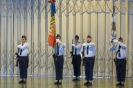 O Presidente da República e Comandante Supremo das Forças Armadas, Marcelo Rebelo de Sousa, preside à Cerimónia Militar Comemorativa do 60.º aniversário da Base Aérea N.º 5 (BA5) em Monte Real, a 14 de outubro de 2019