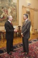 O Presidente da República, Aníbal Cavaco Silva, recebe em audiência o Presidente da PALCUS (Portuguese-American Leadership Council of the United States), Fernando Gonçalves Rosa, a 20 de maio de 2011