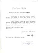 Decreto que revoga, por indulto, a pena acessória de expulsão do País, aplicada a Fernando Coutinho Gibrilo Sani, no Processo nº 261/93, da 1ª Secção da 4ª Vara Criminal Tribunal Judicial do Porto. 