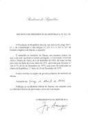 Decreto que estende ao território de Macau, nos mesmos termos em que a ela está vinculada o Estado português, a Convenção Universal sobre o Direito de Autor, de 6 de setembro de 1952, tal como revista pelo Ato de Paris de 24 de julho de 1971.