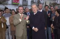 Deslocação do Presidente da República, Jorge Sampaio, a Grândola, por ocasião das Celebrações dos 460 anos do Foral de D. João e Tributo a José Afonso, a 24 de outubro de 2004