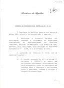 Decreto de ratificação do Protocolo de Privilégios, Isenções e Imunidades da Organização Internacional de Telecomunicações por Satélites (INTELSAT), aprovado, com reservas, para ratificação, pela Resolução da Assembleia da República n.º 8/95, em 3 de novembro de 1994.