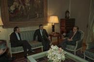 Audiência concedida pelo Presidente da República, Jorge Sampaio, ao Presidente da Comunidade de Santo Egídio, Andrea Riccardi, a 24 de outubro de 1997