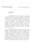 Carta do Presidente da República, Mário Soares, dirigida à Rainha Beatriz dos Países Baixos, relativa à situação grave vivida em Timor-Leste e "às atrocidades cometidas pelas forças indonésias contra a população indefesa" daquele território, nomeadamente no caso do massacre do cemitério de Santa Cruz, em Dili no dia 12 de novembro de 1990, e esperando da parte da Rainha "defensora incasável dos Direitos Humanos e do Direito Internacional", uma palavra relativamente a este caso.