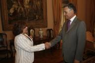 Audiência concedida pelo Presidente da República, Aníbal Cavaco Silva, à direção da Associação dos Professores de História, a 19 de junho de 2008