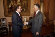 Audiência concedida pelo Presidente da República, Aníbal Cavaco Silva, ao Primeiro-Ministro da Grécia, Kostas Karamanlis, a 15 de junho de 2007