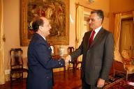 Audiência concedida pelo Presidente da República, Aníbal Cavaco Silva, ao Chefe do Estado-Maior da Força Aérea, General Manuel José Taveira Martins, a 15 de dezembro de 2006