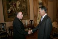 Audiência concedida pelo Presidente da República, Aníbal Cavaco Silva, ao Bastonário da Ordem dos Médicos, Pedro Nunes, a 23 de abril de 2008