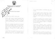"Carta Aberta ao Povo Português" do Presidente da República Popular de Moçambique, Marechal Samora Moisés Machel, exprimindo a sua emoção pela amizade recebida por ocasião da sua visita de 5 dias a Portugal, através de "uma carta de saudação, uma mensagem de reafirmação da nossa solidariedade profunda" na "certeza firme e inabalável que os laços" que unem os dois Estados "são eternos, indissolúveis, cada vez mais sólidos".