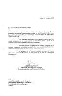 Carta de Alberto Fujimori, Presidente da República do Peru e Presidente do Conselho Andino, endereçada ao Presidente da República Portuguesa, Dr. Jorge Sampaio, convidando-o a participar na XII Reunião Ordinária do Conselho Presidencial Andino, a realizar-se em Lima nos dias 9 e 10 de junho de 2000