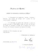 Decreto que determina que é indultada, na parte não cumprida, a pena de prisão aplicada a Jorge Manuel Alves da Silva, no processo nº 23/85 da 1ª Secção da 4º Juízo Criminal do Tribunal Criminal da Comarca de Lisboa.