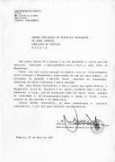 Carta do Arcebispo de Nampula e Administrador Apostólico de Pemba, D. Manuel [Vieira Pinto], endereçada ao Presidente da República Portuguesa, Dr. Jorge Sampaio,  saudando e agradecendo "a visita que tão oportuna, atenciosa e dedicadamente" realiza a Moçambique.
