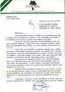 Carta da direção da Frente Juvenil para Recuperação e Desenvolvimento da Guiné-Bissau (F.J.R.D.G.), com sede em Lisboa, dirigida ao Presidente da República Portuguesa, Dr. Mário Soares, agradecendo a sua atitude e a posição tomada face à situação vivida na Guiné-Bissau, caracterizada pela "opressão da ditadura do P.A.I.G.C.",  e solicitando uma audiência.