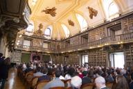 O Presidente da República Marcelo Rebelo de Sousa preside, no Salão Nobre da Academia das Ciências de Lisboa, à Sessão de apresentação do livro “A Nossa Época - Salvar a Esperança” de Adriano Moreira, a 28 de fevereiro de 2020