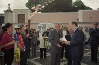 Audiência concedida pelo Presidente da República, Jorge Sampaio, à representação da marcha "Chama da Amizade", a 23 de novembro de 2000