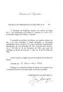 Decreto que estende ao território de Macau a Convenção Alfandegária sobre o livrete A.T.A. para a Admissão Temporária de Mercadorias, de 6 de dezembro de 1961.