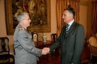 Audiência concedida pelo Presidente da República, Aníbal Cavaco Silva, ao Chefe do Estado-Maior General das Forças Armadas, General Luís Valença Pinto, a 23 de abril de 2007