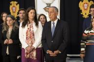 O Presidente da República Marcelo Rebelo de Sousa promove uma reunião de trabalho, no Palácio de Belém, onde se efetuou um ponto de situação sobre a ENIPSSA - Estratégia Nacional para a Integração de Pessoas em Situação de Sem-Abrigo, a 2 de novembro de 2017
