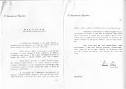 Mensagem do Presidente da República, Mário Soares, para ser apresentada durante o V Seminário Internacional de História Indo-Portuguesa, a decorrer em Cochim, entre 29 de janeiro e 1 de fevereiro de 1989, organizado pela Indo-Portuguese Cultural Society.