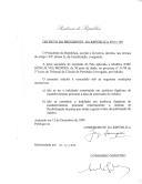 Decreto que revoga, por indulto, a pena acessória de expulsão do País aplicada a Maria José Gonçalves Mendes, de 30 anos de idade, no processo nº 31/98 do 2º Juízo do Tribunal de Círculo de Portimão.