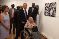 O Presidente da República Marcelo Rebelo de Sousa inaugura, no Centro Cultural Português, uma exposição de fotografias do Ministério da Educação de Moçambique, a 5 maio 2016