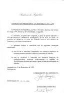Decreto que indulta, por razões humanitárias, na parte não cumprida, a pena de prisão aplicada a Vítor Manuel Pimenta Marques, de 30 anos de idade, no processo nº 85/99 do 2º Juízo do Tribunal Judicial da Comarca de Albufeira.