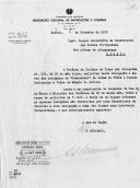 Ofício n.º 6116 do Delegado Colonial de Importações e Compras (Ministério das Colónias), dirigido ao Secretário da Chancelaria das Ordens Portuguesas, solicitando, em cumprimento de despacho do Ministro das Colónias, informação sobre o fornecimento das insígnias do grau de Comendador da Ordem de Torre e Espada, destinadas à viúva do Régulo D. Aleixo.