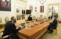 O Presidente da República Marcelo Rebelo de Sousa recebe, em audiência no Palácio de Belém, uma delegação do Pessoas-Animais-Natureza (PAN), a 17 de novembro de 2020