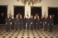 O Presidente da República oferece um jantar em honra dos Presidentes dos Parlamentos dos Países do Alargamento da União Europeia, no Palácio de Belém, a 25 de abril de 2003