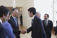 O Presidente da República, Aníbal Cavaco Silva, oferece um almoço, no Centro Cultural de Belém, aos Ministros estrangeiros ligados ao Mar que participaram na reunião ministerial integrada na iniciativa Blue Week e na Cimeira Mundial dos Oceanos, que decorreu em Cascais, a 5 de junho de 2015