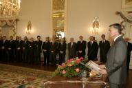 Tomada de posse dos Representantes da República nas Regiões Autónomas dos Açores e da Madeira, respetivamente Juízes-Conselheiros José António Mesquita e Antero Alves Monteiro Diniz, a 29 de março de 2006