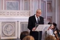 O Presidente da República Marcelo Rebelo de Sousa participa na cerimónia de homenagem a Mário Cesariny, após a trasladação dos restos mortais do Poeta, do Talhão dos Artistas do Cemitério dos Prazeres para um Jazigo individual, por ocasião do décimo aniversário da sua morte, a 8 dezembro 2016