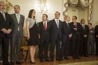 O Presidente da República, Aníbal Cavaco Silva, confere posse de membros do Governo, a 24 de julho de 2013