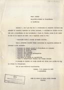 Ofício (minuta) do Secretário do Conselho Superior de Defesa Nacional, General João de Paiva de Faria Leite Brandão, dirigido ao Secretário-Geral da Presidência da República, informando que o Presidente do Conselho convocou uma reunião do Conselho Superior da Defesa Nacional, a realizar no Palácio de Belém, sob a presidência do Chefe de Estado, no dia 10 de janeiro de 1969