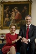 Fotografias de Natal do Presidente da República, Aníbal Cavaco Silva e Maria Cavaco Silva, a 20 de novembro de 2008